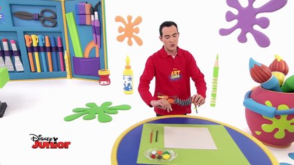 Art Attack - Technique du chien accordéon - Disney Junior - VF