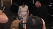 Kim Kardashian Flaunting Her Baby Bump In White Tight Dress