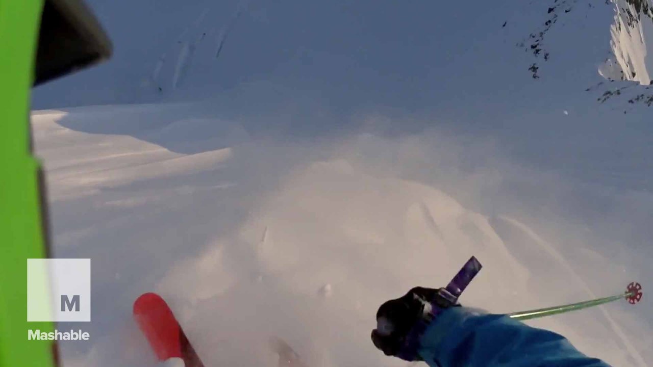 Skier miraculously survives painful 1,600-foot fall in Alaska