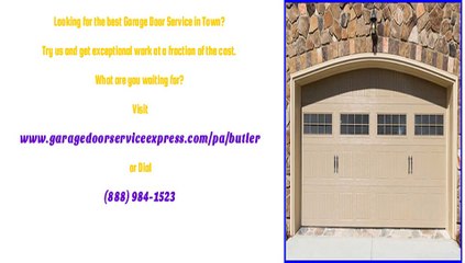 Garage Doors Repair in Butler, PA