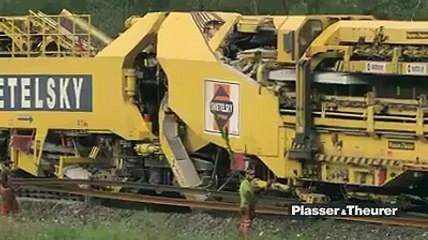Amazing massive machine to make rail track