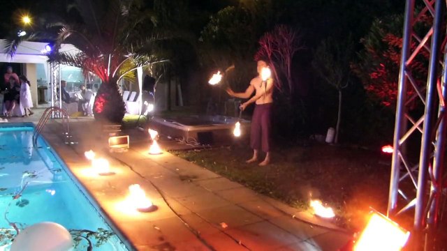 Cracheur et jongleur de feu