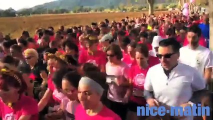 Les coureuses au départ de la Foulée des Demoiselles à La Motte