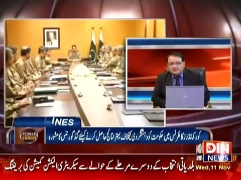 Power Lunch (General Raheel Warns Nawaz Sharif) 11 November 2015