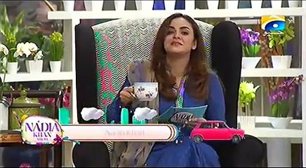 Nadia Khan Show - 11 November 2015 Part 1/4 - Exclusive Interview of Soha Ali Abro