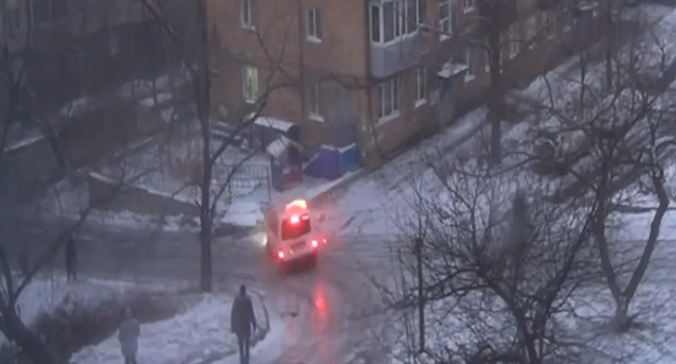 Le pire virage de Russie en Hiver