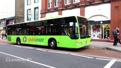 Buses and coaches at Limerick City Centre 10th November 2015