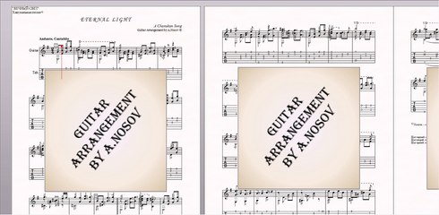 Eternal Light (A Chanukan Song) Sheet music for guitar