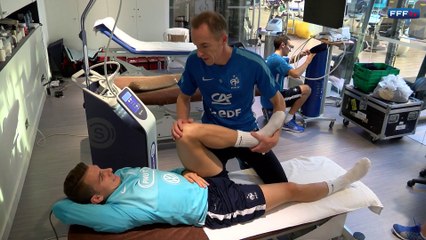 Quelques minutes avant l'entraînement...