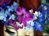 Anastasiya Shpagina Make-up Tutorial Flower Fairy 烏克蘭真人漫畫少女 飄逸仙子妝