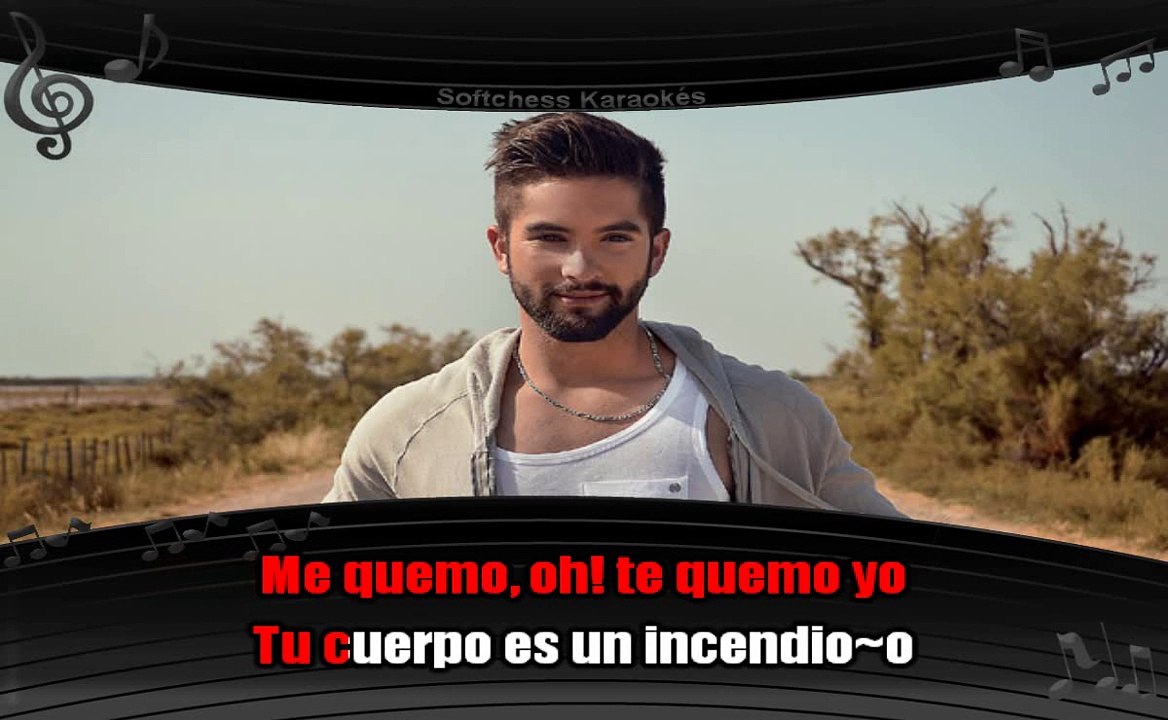 Kendji Girac - Me quemo (karaoké avec choeurs réalisé par Softchess)