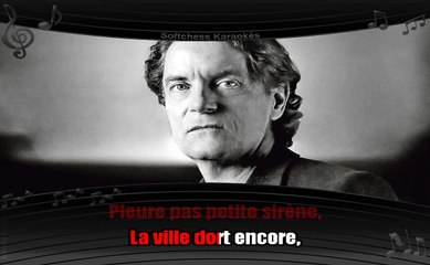 Francis Cabrel - Petite sirène (karaoké réalisé par Softchess)
