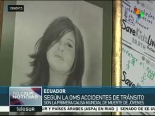 Accidentes de tránsito, segunda causa de muerte masculina en Ecuador