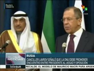 Lavrov insiste en la necesidad de definir grupos terroristas en Siria