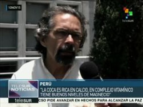 Perú: elaboran productos naturales a base de hoja de coca
