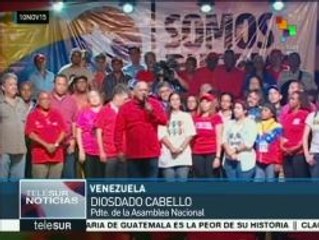 Venezuela: Cabello asegura que la fuerza socialista ganará elecciones