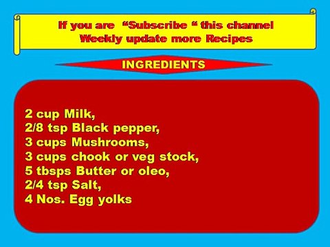 Mushroom Soup-Indian recipes,soups,non vegetarian food