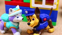 Paw Patrol Duplo Lego House Collapse Rescue Rubble and Marshall Save Everest and Chase Par