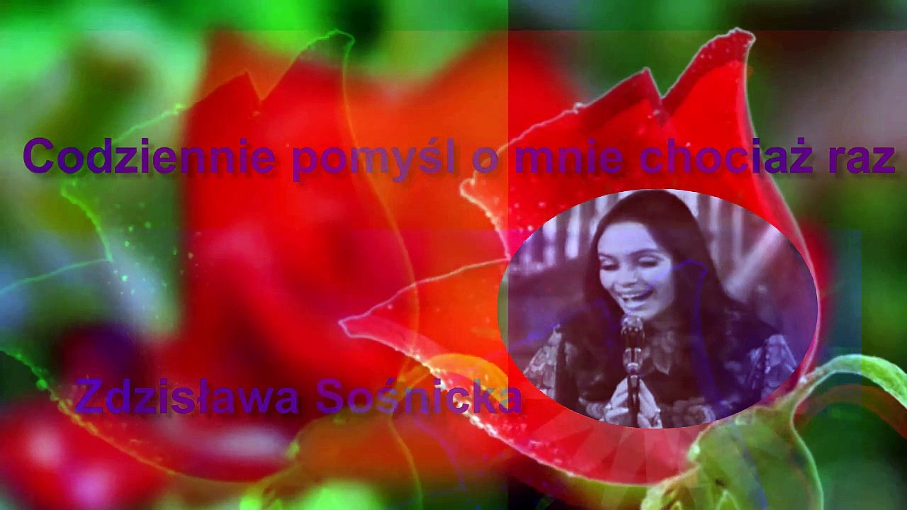 Zdzisława Sośnicka - Codziennie pomyśl o mnie chociaż raz