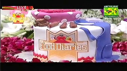 Food Diaries 4th Anniversary Celebrations by Zarnak Sidhwa on Masala Tv 11th November 2015