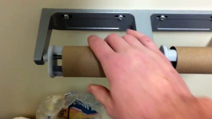 Replacement of the used roll of toilet paper