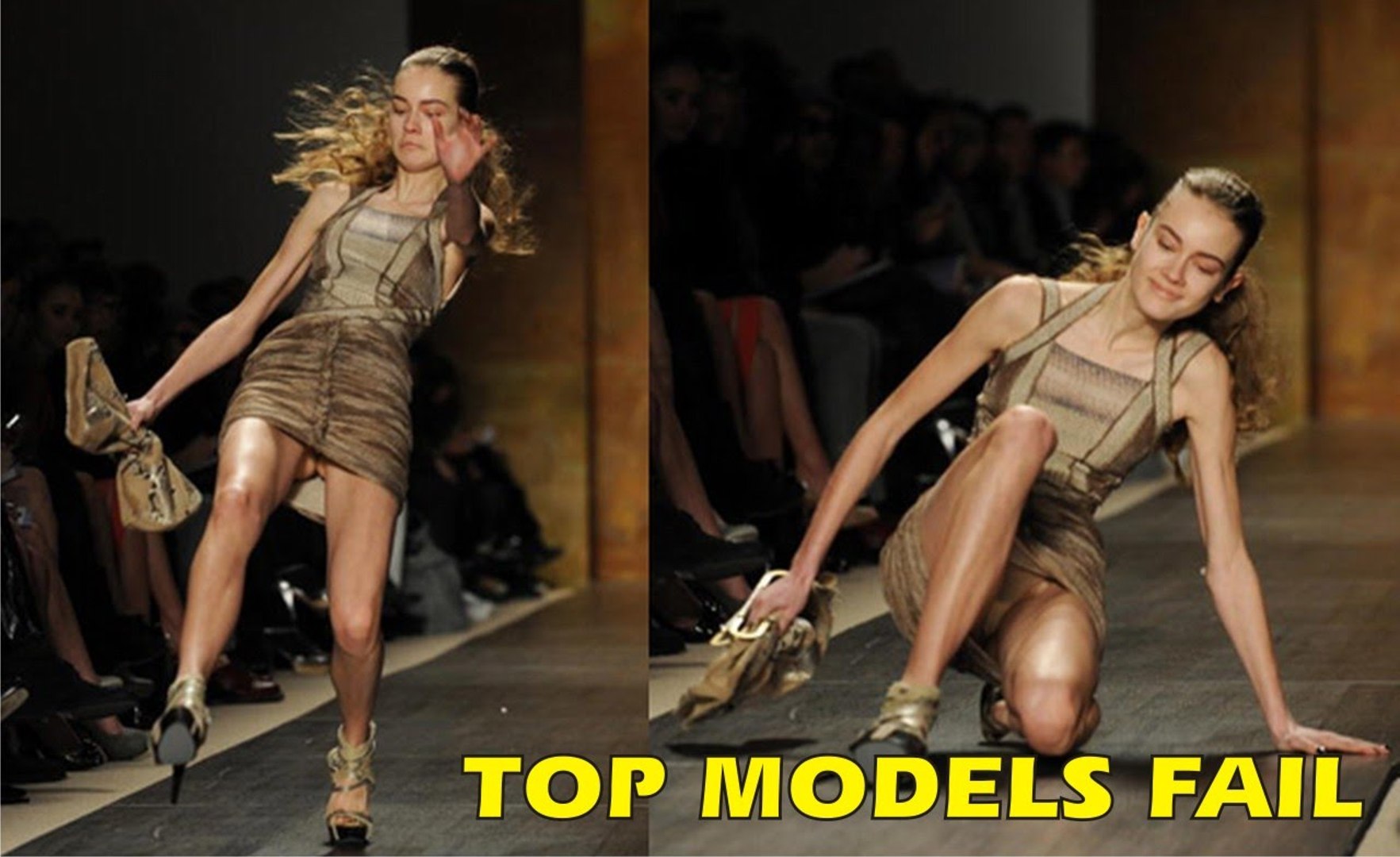 ⁣Top 10 Fashion Models Fail Compilation 2015