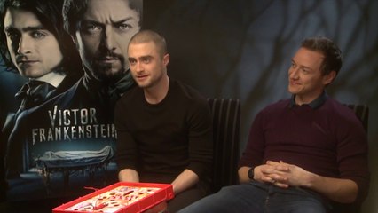 James McAvoy & Daniel Radcliffe Interview While Playing the Operation Board Game and Play-Doh