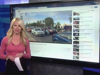 Traffic tip: Why police officer split lanes