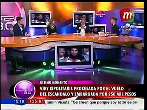 Vicky Xipolitakis procesada por el vuelo del escándalo