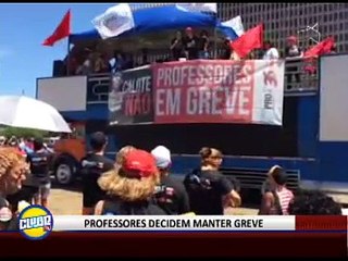 GREVISTAS FECHARAM O EIXO MONUMENTAL