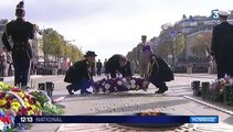 Armistice de 1918 : françois hollande rend hommage aux soldats morts pour la france