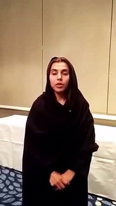 Video message by Ayesha Mumtaz