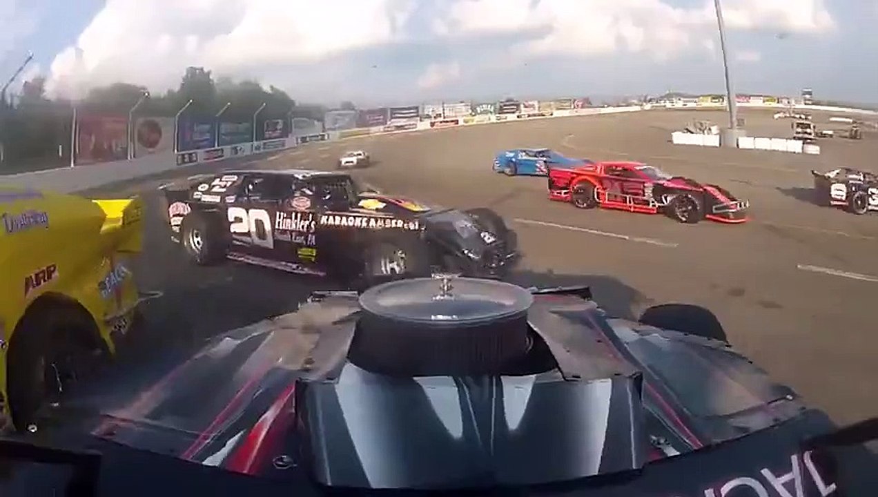 Lake Erie Speedway Crash  Dashcam Accident