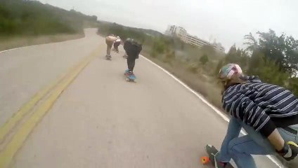 Longboarding Wipeout  Failing With Friends