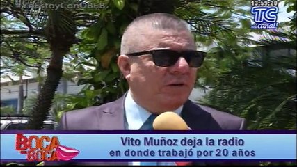 Vito Muñoz se despide de radio