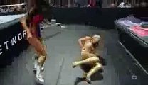 Rosa Mendes' Wardrobe Malfunction During WWE Main Event 02 09 2015