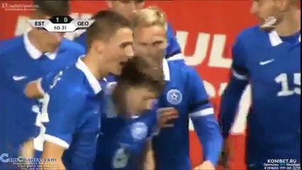 Estonia vs Georgia 3-0 All Goals & Highlights Friendly 11.11.2015