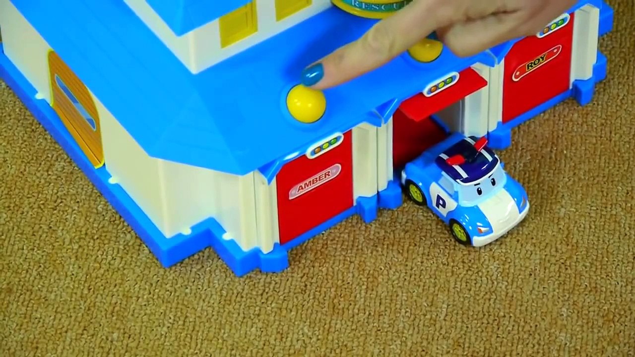 Robocar Poli & Rescue Team Toy Collection: Live Demo Review [ 로보 카 폴리 ]