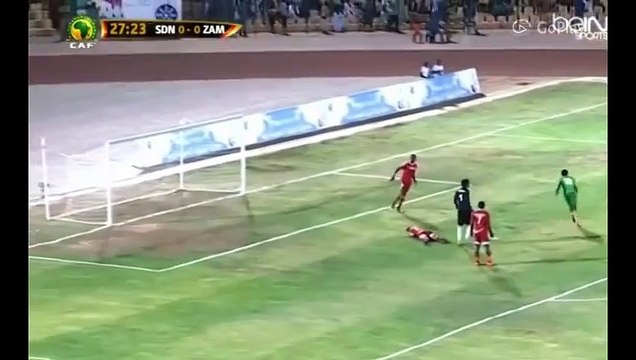 Sudan vs Zambia 0-1 Winston Kalengo Goal. World Cup Qualifiers 11.11.2015