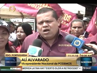 Podemos acompaña candidatos del Psuv en Guanare