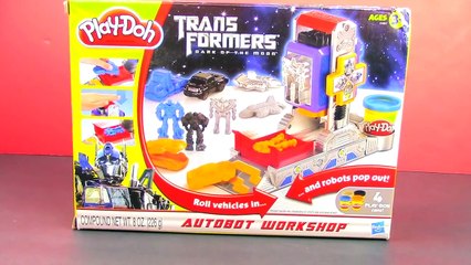 Video herunterladen: PLAY DOH Transformers - Mater Lightning McQueen Bumble Bee Optimus Prime by HobbyKidsTV