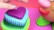 PLAY-DOH Heart Cakes Rainbow, Cookie Monster, Mrs. Potato Head