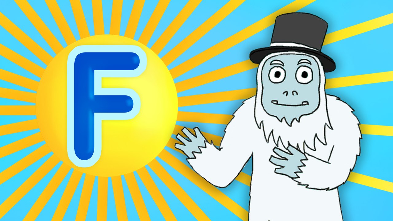 The Letter F Song | The Alphabetti Yeti | Learn Your ABC's