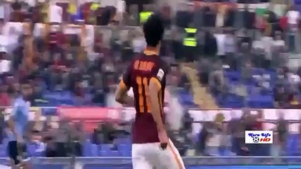 لحظة اصابة محمد صلاح امام لاتسيو