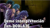 Demo 3 interpretacion de personajes de SAINT SEIYA CDZ