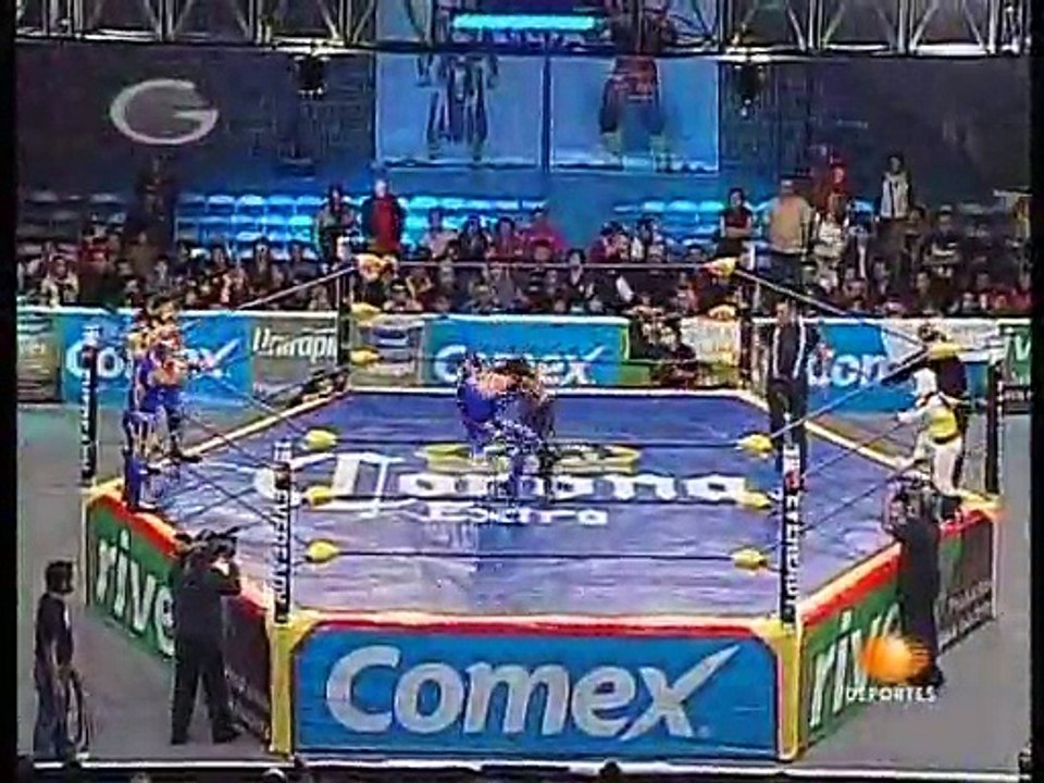 Mini Abismo Negro, Mini Histeria & Mini Psicosis vs. Mascarita Sagrada, Mini Charly Manson & Octagoncito (05.02.2010)