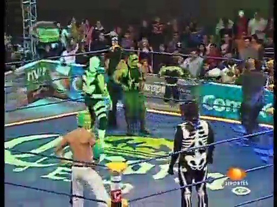 Angel Mortal, Gran Apache & Mantra vs. Atomic Boy, Lasser Boy & Zumbi (AAA - 05.02.2010)