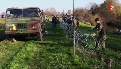 Migrants : la Slovénie dresse des barbelés à sa frontière avec la Croatie