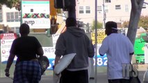 PILLOW FIGHTS IN THE HOOD PRANK GHETTO PRANK HOOD PRANK 2015