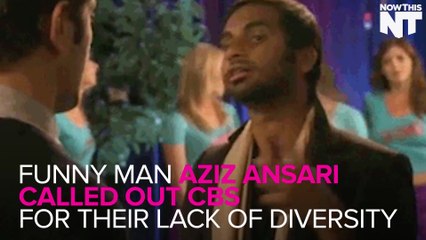 ENT: Aziz Ansari Serves On Colbert